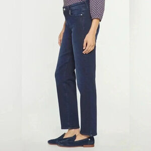 NYDJ Women's Straight Leg Jeans - Navy